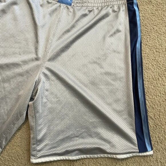 Vtg Jordan Reversible Basketball Shorts 2XL UNC Tarheels Silky Shiny Y2K Baggy‎ - Picture 8 of 12